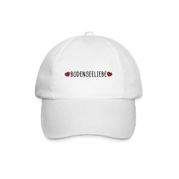 Bodenseeliebe - Baseballkappe - Weiß/Weiß - Vorne