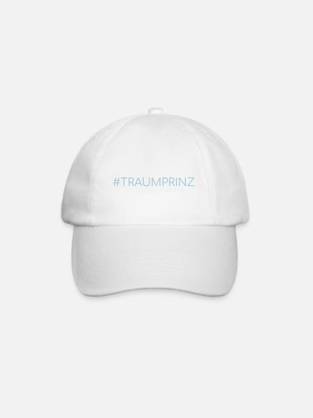 Traumprinz - Baseballkappe - Weiß/Weiß
