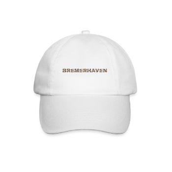 Bremerhaven Hund - Baseballkappe - Weiß/Weiß - Vorne