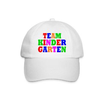 Team kindergarten - Baseballkappe - Weiß/Weiß - Vorne