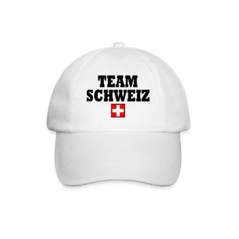 Team schweiz - Baseballkappe - Weiß/Weiß - Vorne
