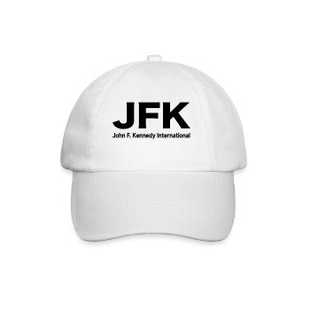JFK - Baseballkappe - Weiß/Weiß - Vorne