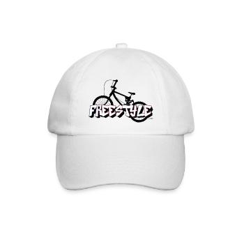 Bicyclette Bmx - Freestyle Urbaninme - Baseballkappe - Weiß/Weiß - Vorne