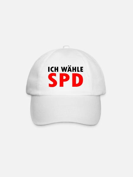 Spd - Baseballkappe - Weiß/Weiß