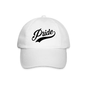 Pride-Skript B - Baseballkappe - Weiß/Weiß - Vorne