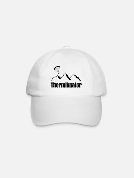 Thermiknator - Baseballkappe - Weiß/Weiß