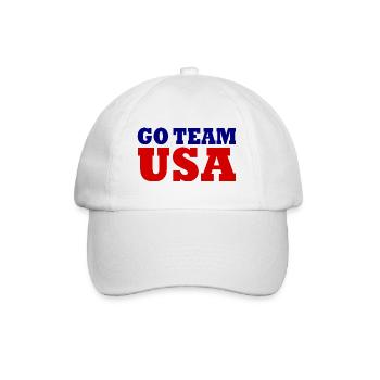 Go team usa - Baseballkappe - Weiß/Weiß - Vorne