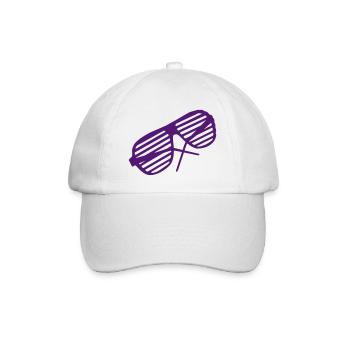 Sonnenbrille sunglasses - Baseballkappe - Weiß/Weiß - Vorne