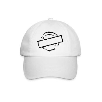 stempel_vec_1 de - Baseballkappe - Weiß/Weiß - Vorne