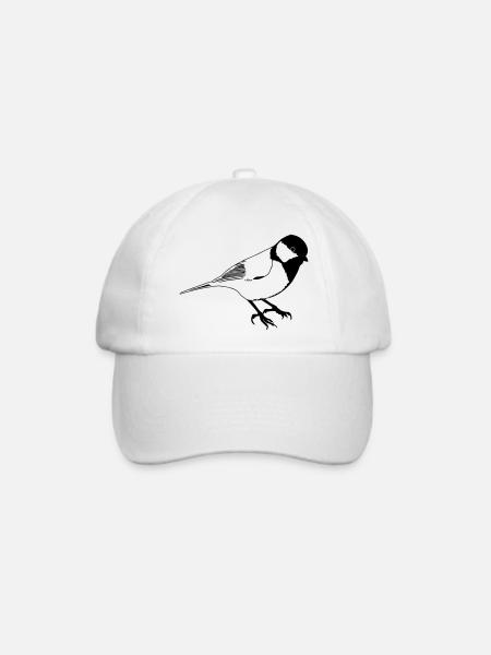 I like birds - Baseballkappe - Weiß/Weiß