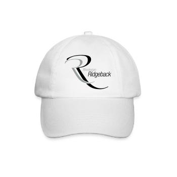 RR-Schriftzug-2 - Baseballkappe - Weiß/Weiß - Vorne