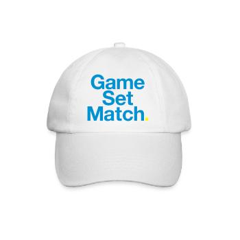 TENNIS Tennisspiel - Baseballkappe - Weiß/Weiß - Vorne