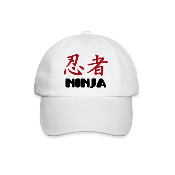 ninjas - Baseballkappe - Weiß/Weiß - Vorne