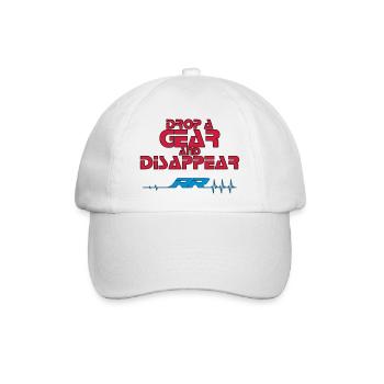 drop a gear RR puls Rand - Baseballkappe - Weiß/Weiß - Vorne