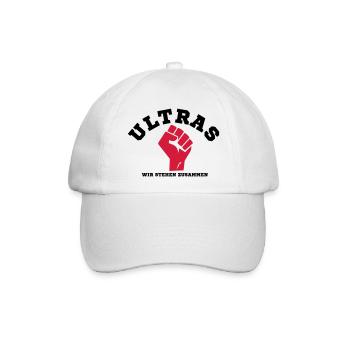 ULTRAS | Zusammen stehen - Baseballkappe - Weiß/Weiß - Vorne