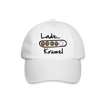 Lade... Krümel - Baseballkappe - Weiß/Weiß - Vorne