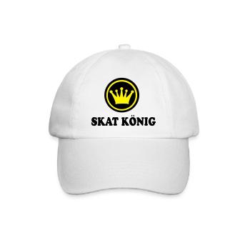 Skat - Baseballkappe - Weiß/Weiß - Vorne
