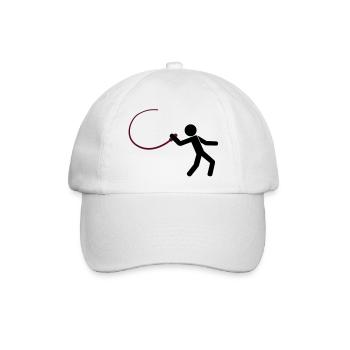 M8 mit Peitsche - Baseballkappe - Weiß/Weiß - Vorne