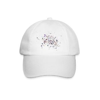 Konfetti - Baseballkappe - Weiß/Weiß - Vorne