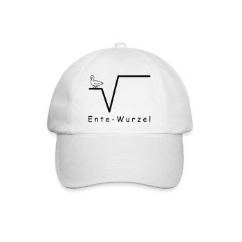 Ente-Wurzel - Baseballkappe - Weiß/Weiß - Vorne