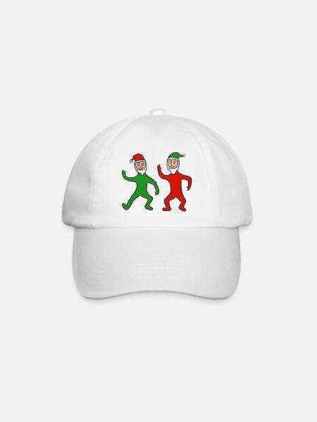 zwerge - Baseballkappe - Weiß/Weiß