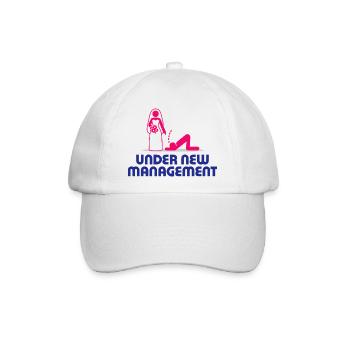 Unter neuer Geschäftsführung - Baseballkappe - Weiß/Weiß - Vorne