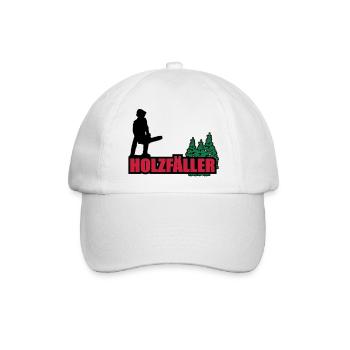 holzfäller - Baseballkappe - Weiß/Weiß - Vorne