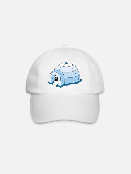 Iglu - Baseballkappe - Weiß/Weiß
