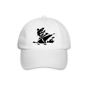 Jetski  - Baseballkappe - Weiß/Weiß - Vorne