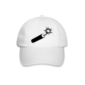 dynamit___f1 - Baseballkappe - Weiß/Weiß - Vorne