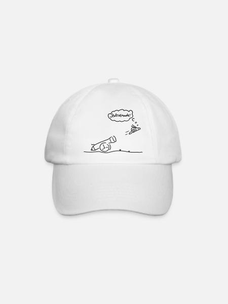 sportskanone - Baseballkappe - Weiß/Weiß