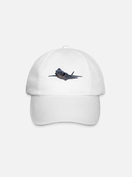 F-35 - Baseballkappe - Weiß/Weiß