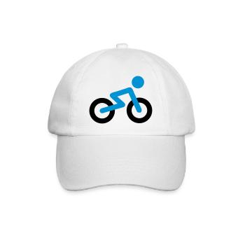 Fahrrad - Baseballkappe - Weiß/Weiß - Vorne