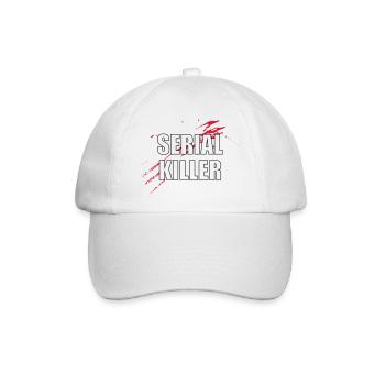 Serial Killer - Baseballkappe - Weiß/Weiß - Vorne