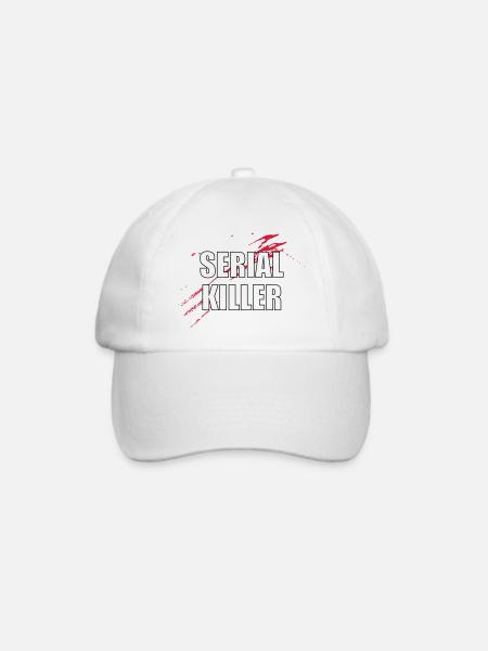 Serial Killer - Baseballkappe - Weiß/Weiß