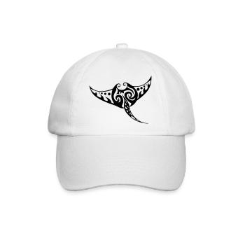 Manta Rochen - Baseballkappe - Weiß/Weiß - Vorne