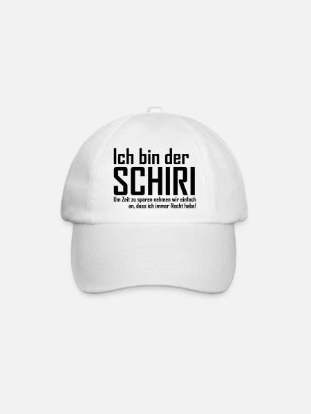 Schiri - Baseballkappe - Weiß/Weiß