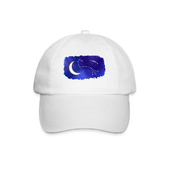 Sternzeichen Skorpion Scorpio - Baseballkappe - Weiß/Weiß - Vorne
