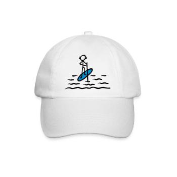 Paddling SUP - V2 - Baseballkappe - Weiß/Weiß - Vorne