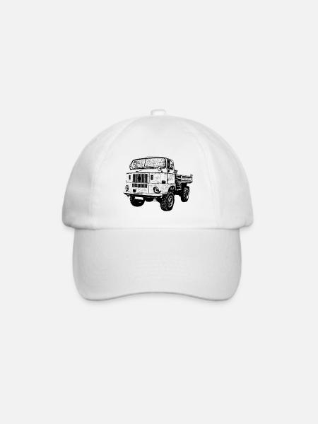 LKW W50 LA - Baseballkappe - Weiß/Weiß
