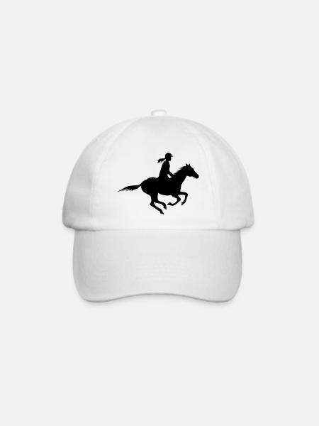 reitsport - Baseballkappe - Weiß/Weiß