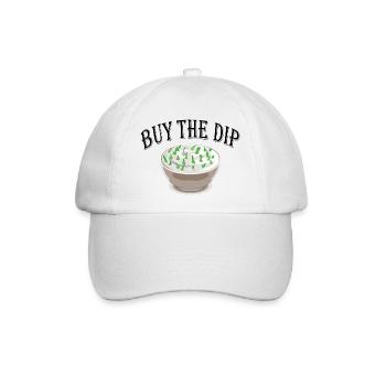 buy the dip - Baseballkappe - Weiß/Weiß - Vorne