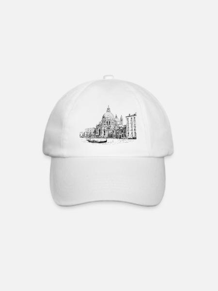 Venedig - Baseballkappe - Weiß/Weiß