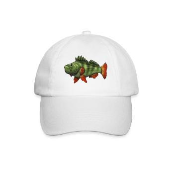 Barsch - Baseballkappe - Weiß/Weiß - Vorne