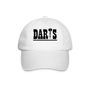 Darts Dart - Baseballkappe - Weiß/Weiß - Vorne