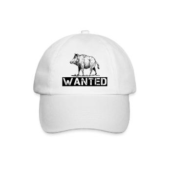 WANTED WILDSCHWEINE - Baseballkappe - Weiß/Weiß - Vorne