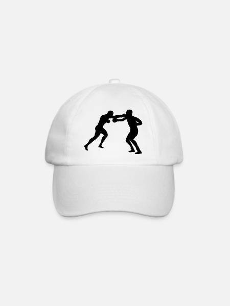 Boxkampf - Baseballkappe - Weiß/Weiß