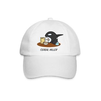 Cereal Killer Shark Tee - Baseballkappe - Weiß/Weiß - Vorne