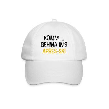 Après-Ski - Baseballkappe - Weiß/Weiß - Vorne
