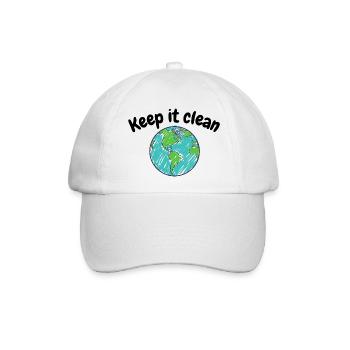 Kohleausstieg Klimawandel Kohle Protest - Baseballkappe - Weiß/Weiß - Vorne